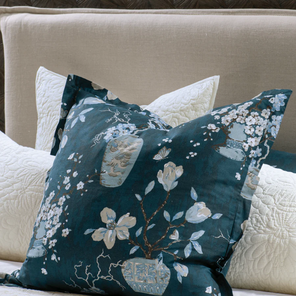 Ikebana Eurocase Set of 2 / Teal