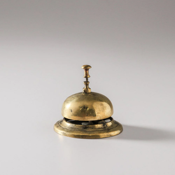 Indian Brass Counter Bell Plain