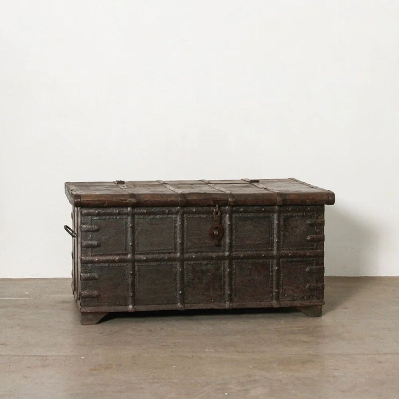 Vintage Indian Chest Coffee Table / Teak