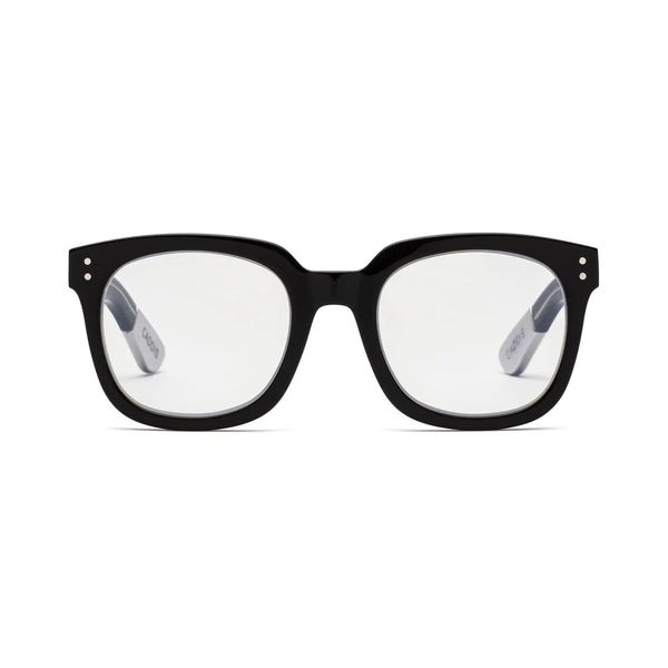 Jockamo Reading Glasses / Gloss Black & Vodka