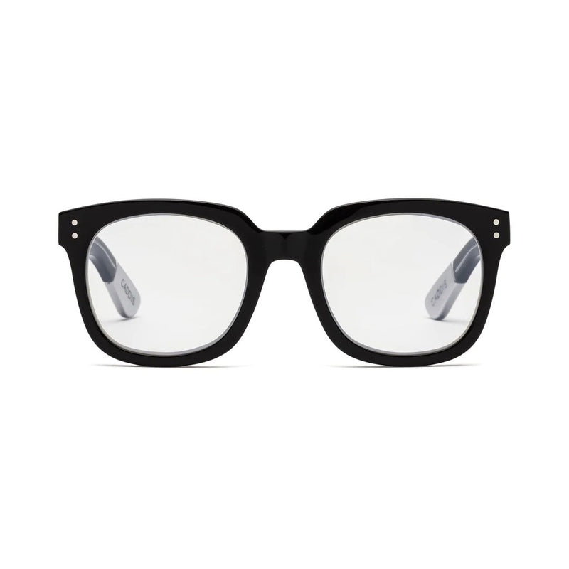 Jockamo Reading Glasses / Gloss Black & Vodka