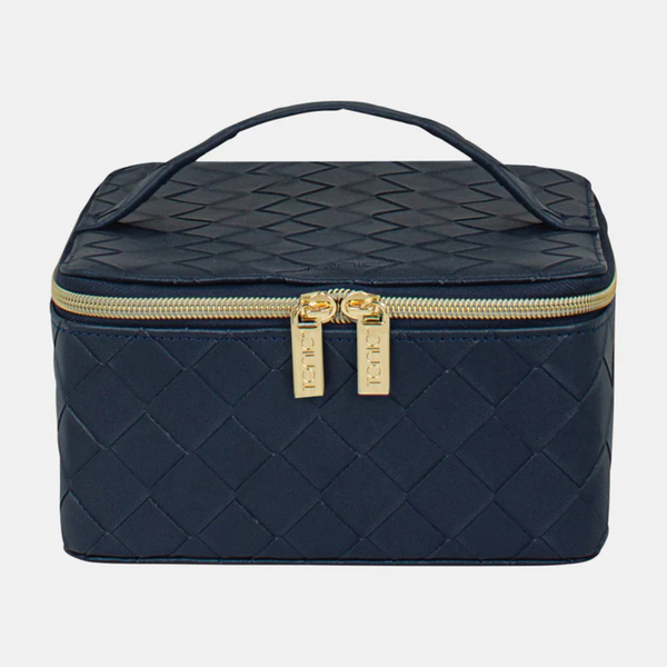 Woven Large Jewellery Cube / Navy