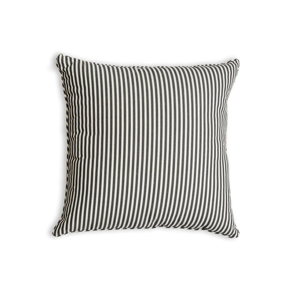 Euro Throw Pillow / Laurens Navy Stripe