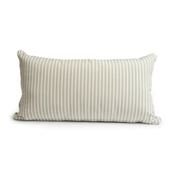 The Throw Pillows Rectangle / Laurens Sage Stripe
