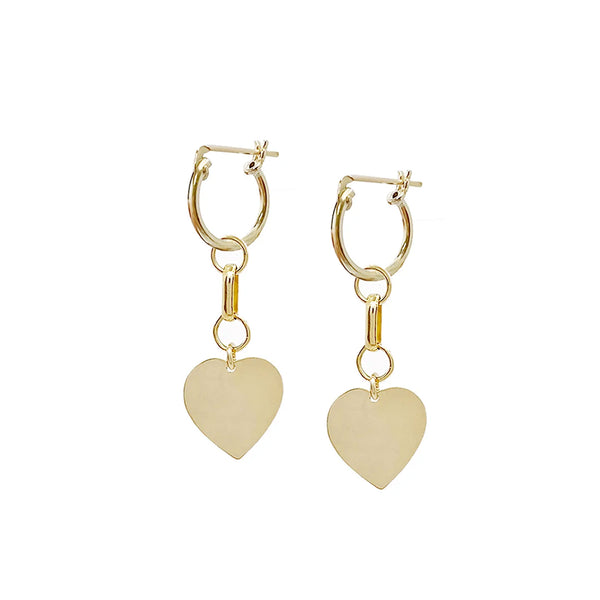 Carrie Heart Earring / Gold