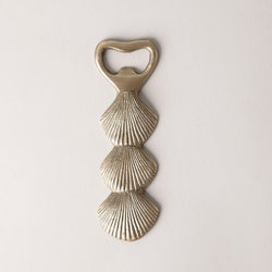 Bottle Opener Shell Brass