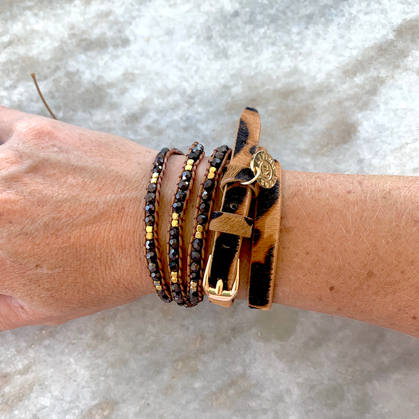 Double Wrap Giraffe Bracelet