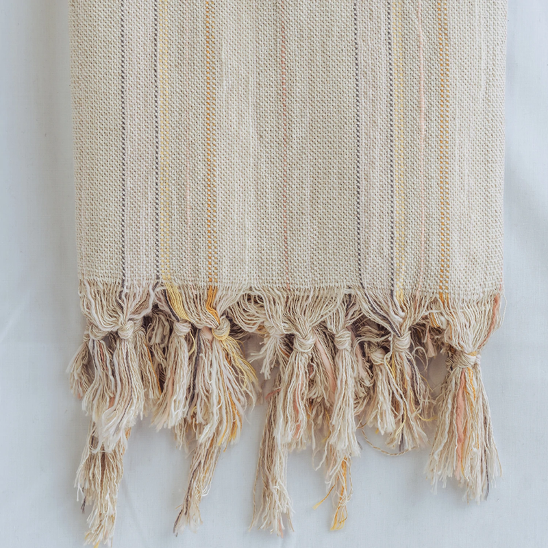 Linen Striped Throw / Scarf