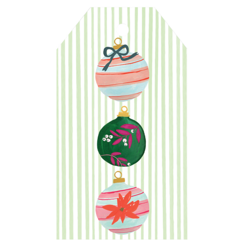 Gift Tags  4 Pack / Painted Ornaments