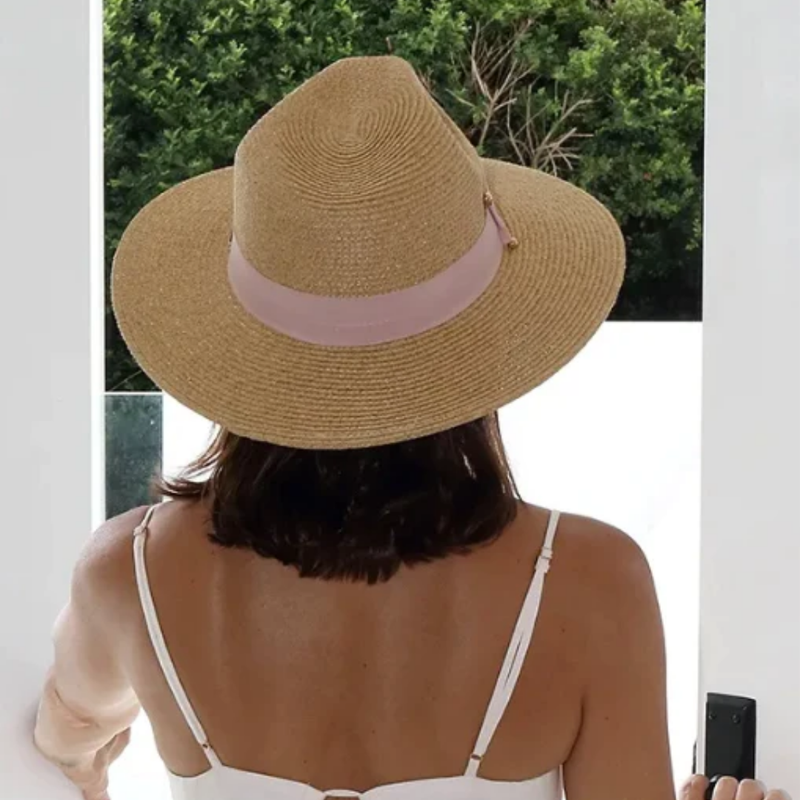 Pippa Panama Hat / Blush