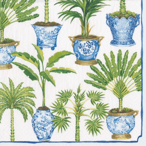 Lunch Napkins / Potted Palms
