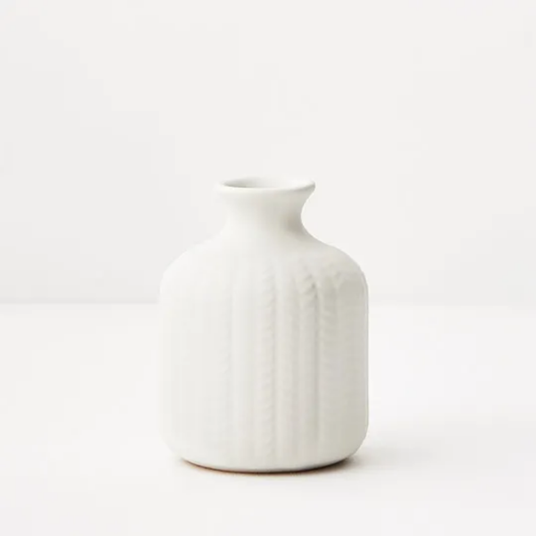 Riccasi Vase 9.5cm / White