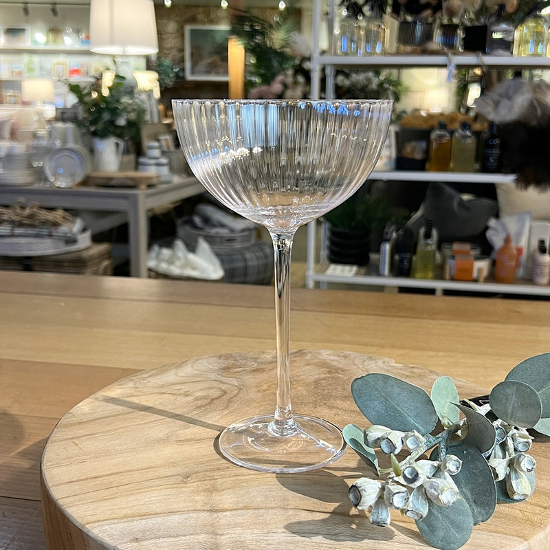 Kirshaw Ribbed Martini Flute