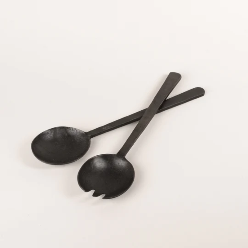 Salad Servers Burnished