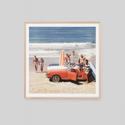 Santa Monica Beach 93 x 93