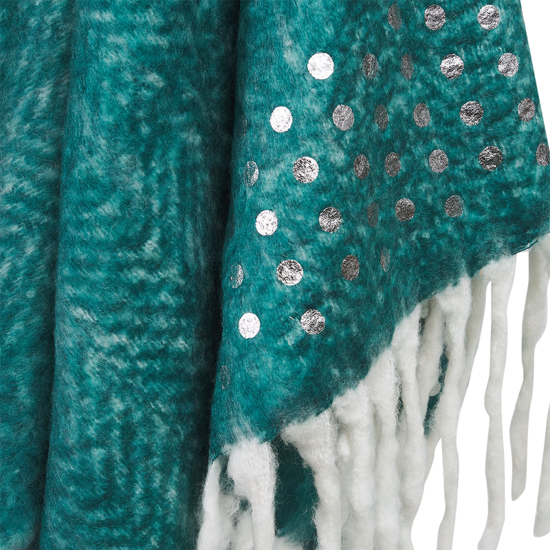 Dotty Throw Teal