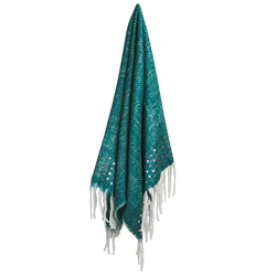 Dotty Throw Teal