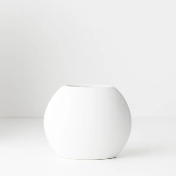 Tessie Vase 18 x15cm / White