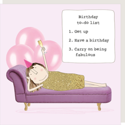 HB / Birthday To Do List