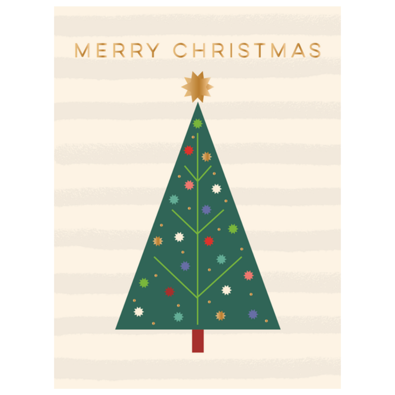 Merry Christmas Tree Card