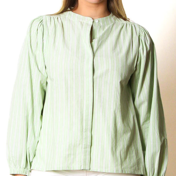 Tupelo Top / Mint Stripe