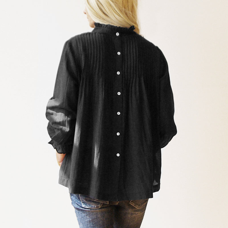 Morgan  Voile Blouse / Black