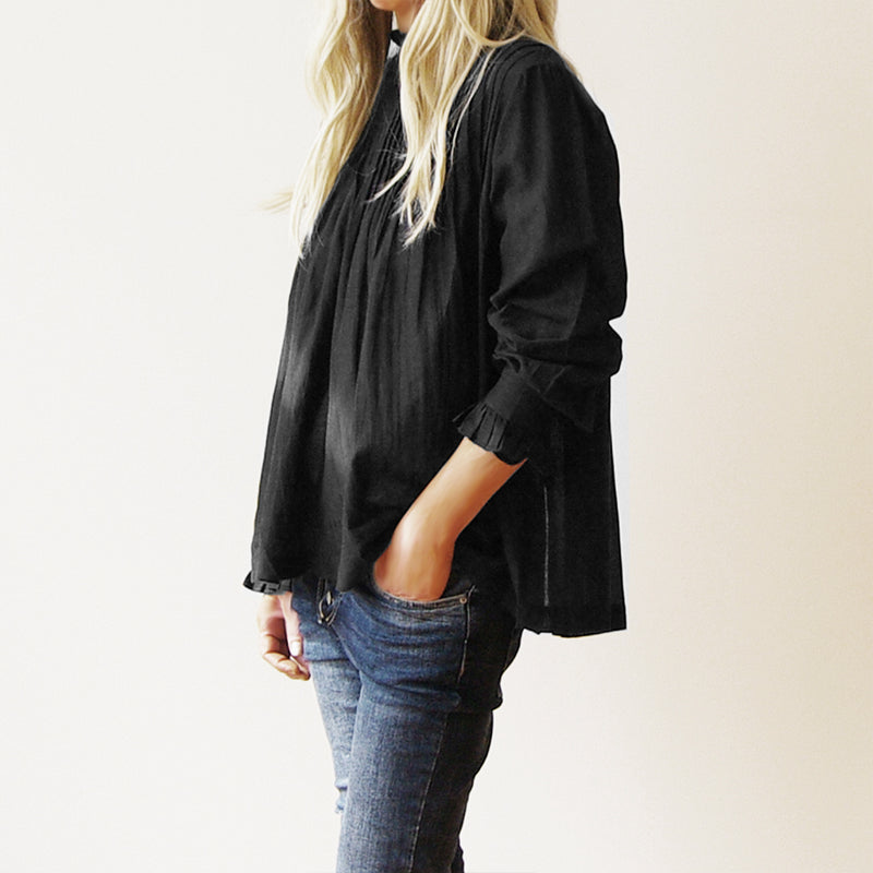 Morgan  Voile Blouse / Black