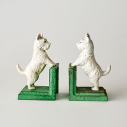 Westie Bookends