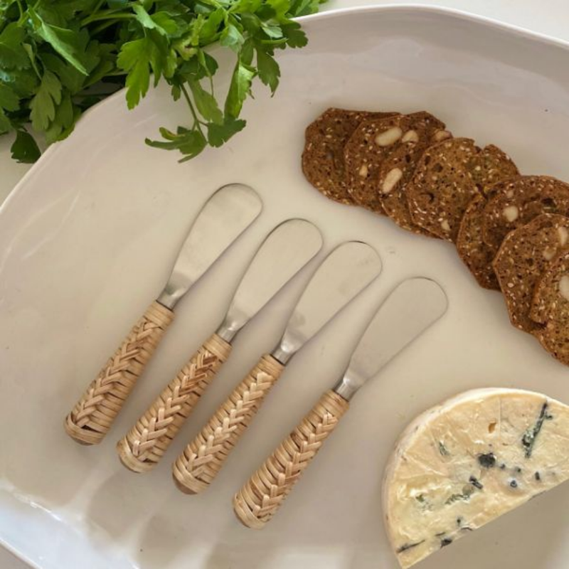 Wicker Natural Pate Knives