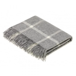 Windowpane Throw / Grey