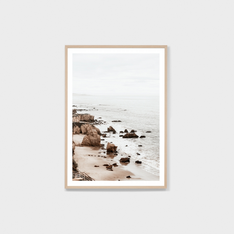 Winter Beach Print