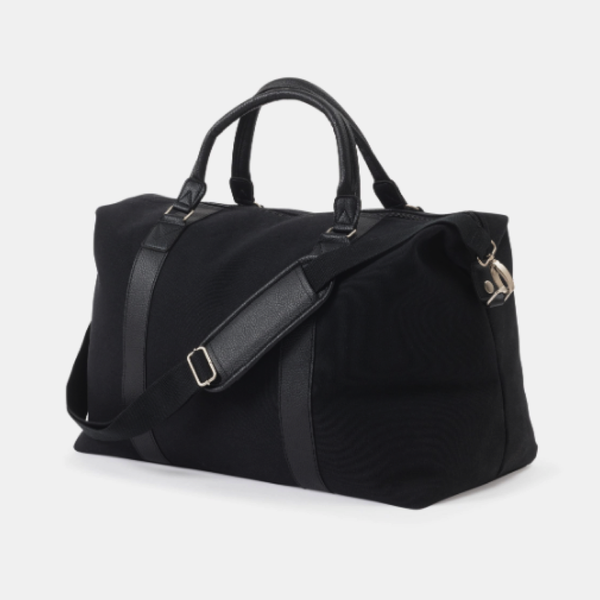 Canvas Weekender Bag / Black