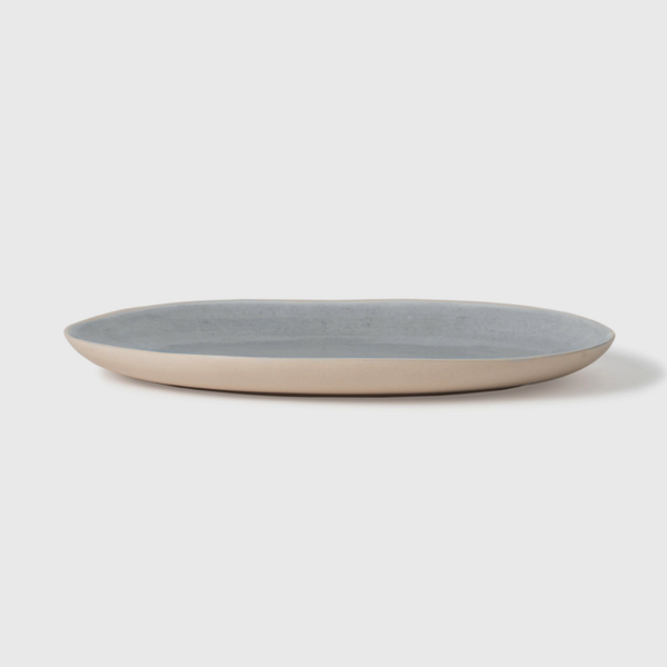 Finch Oval Platter / Grey Natural