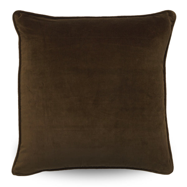 Classic Velvet Cushion / Walnut