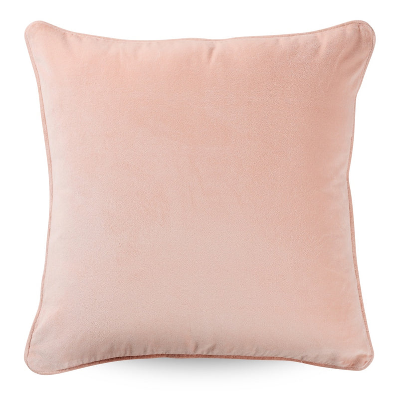 Classic Velvet Cushion / Blush