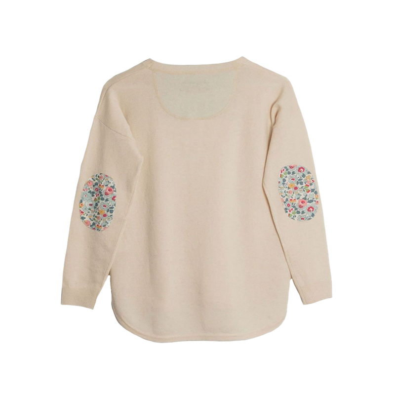 Swing Jumper w  Betsy  Patches / Light Beige