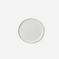 Finch Side Plate White & Natural