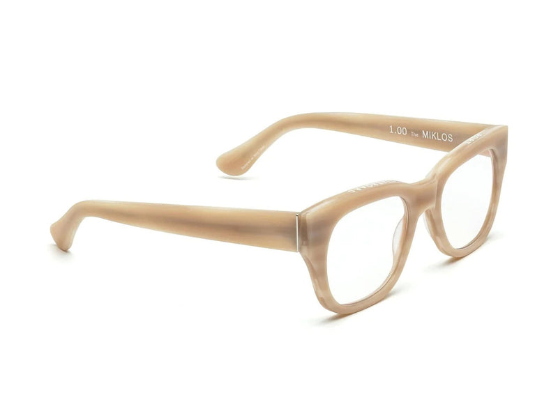 MIKLOS Progressive Glasses / Matte Bone