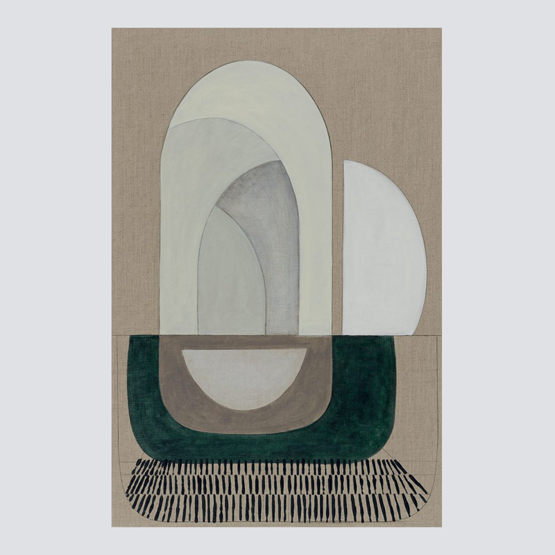 Silver Arch - Oak Framed Giclee Print