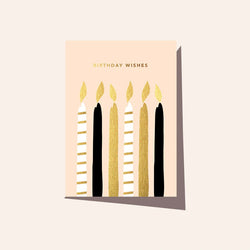 Candles Creme Card
