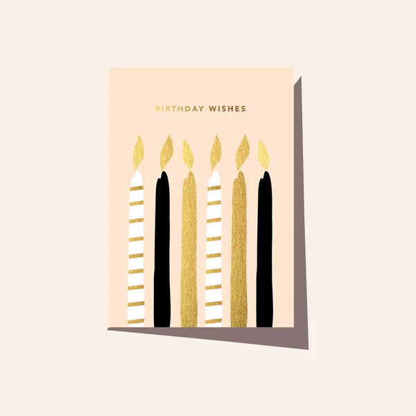Candles Creme Card