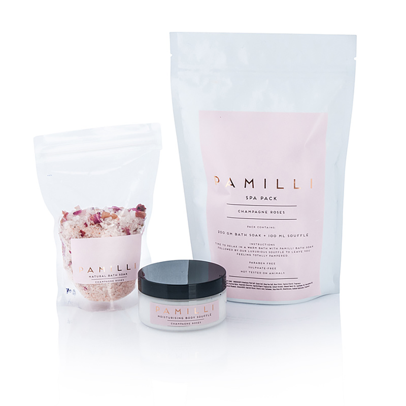 Champagne Roses Spa Pack