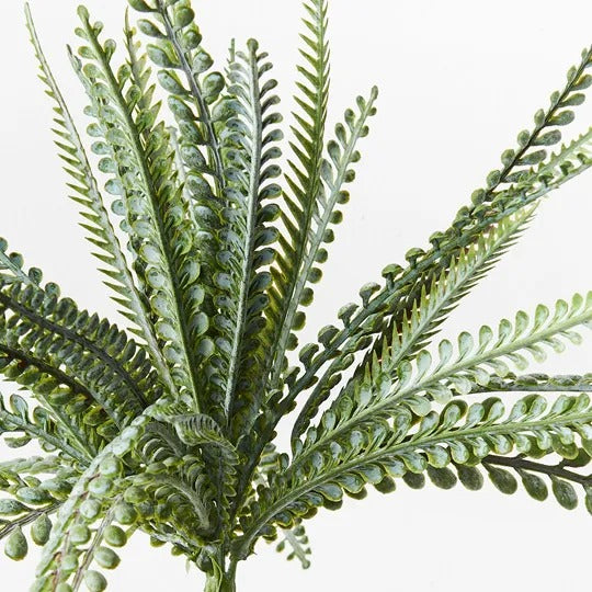 Fern Ostrich Bush Green 33cm