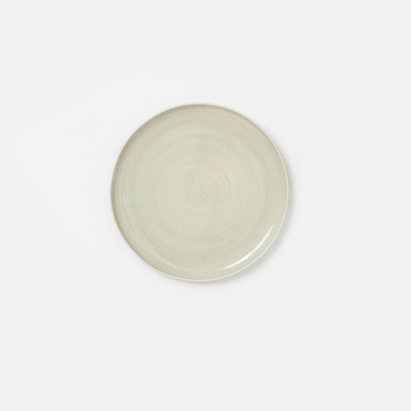 Finch Dinner Plate / Green  Natural