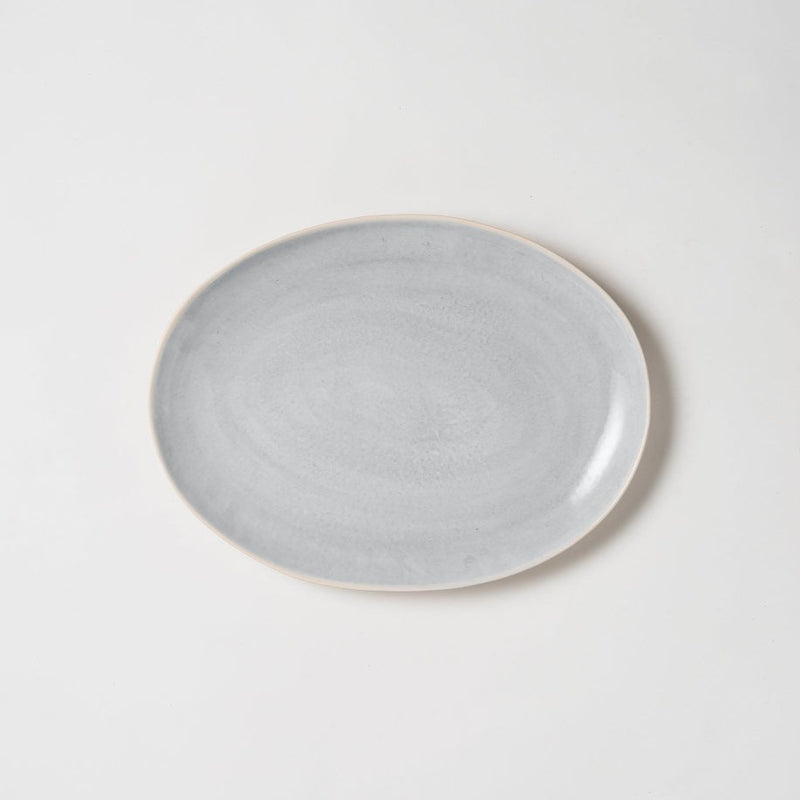 Finch Oval Platter / Grey Natural