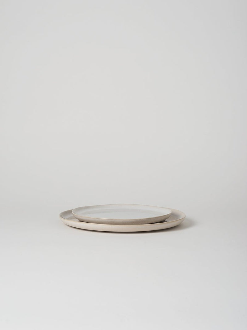 Finch Side Plate White Natural