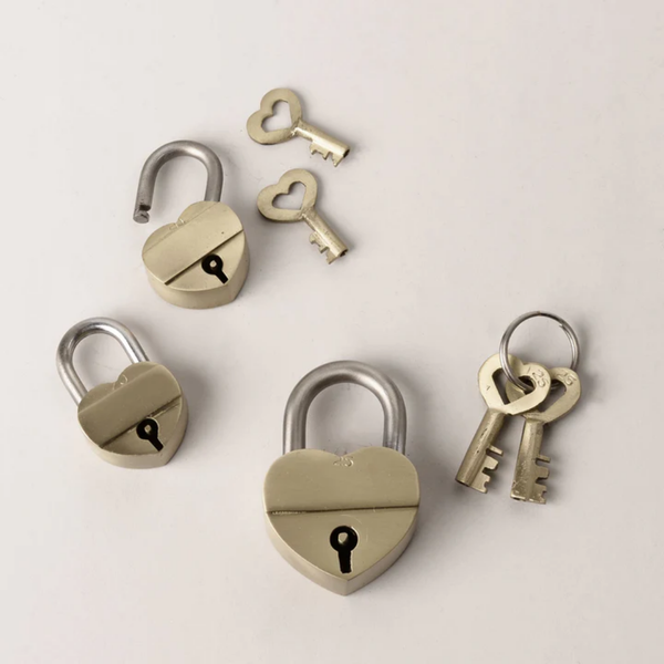 Heart Lock / Brass