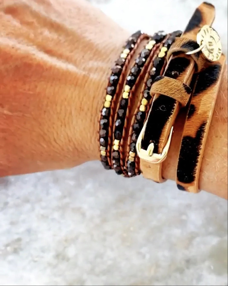 Double Wrap Giraffe Bracelet