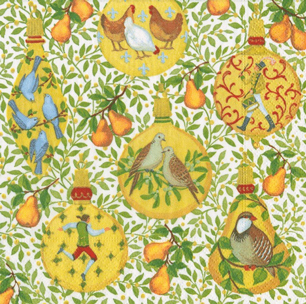 Lunch Napkins / In a Pear Tree