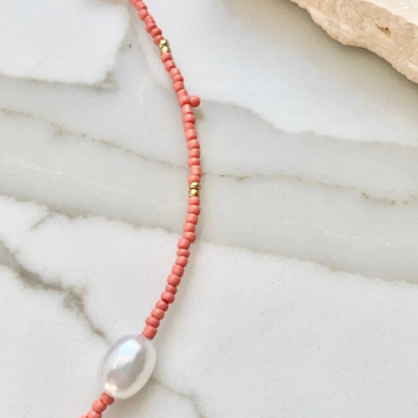 Anni Choker Peachie Pink